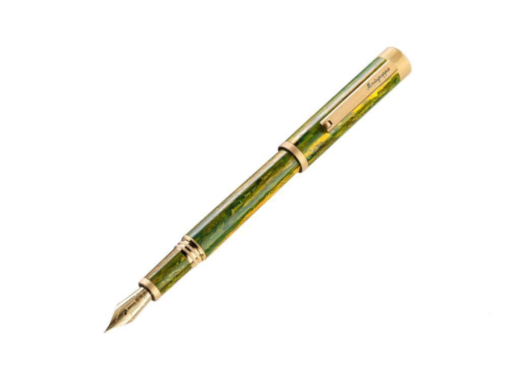 Estilográfica Montegrappa Zero Zodiac Geminis, 14K, LE, ISZEZ-4Y-G7