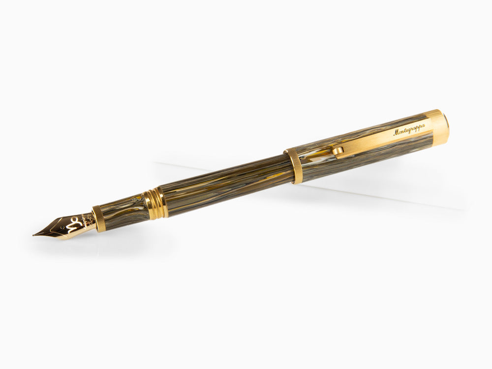 Estilográfica Montegrappa Zero Zodiac Capricornio, 14K, LE, ISZEZ-4Y-M3