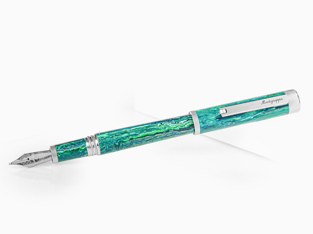 Estilográfica Montegrappa Zero Zodiac Sagitario, Acero, ISZEZ-IP-G10