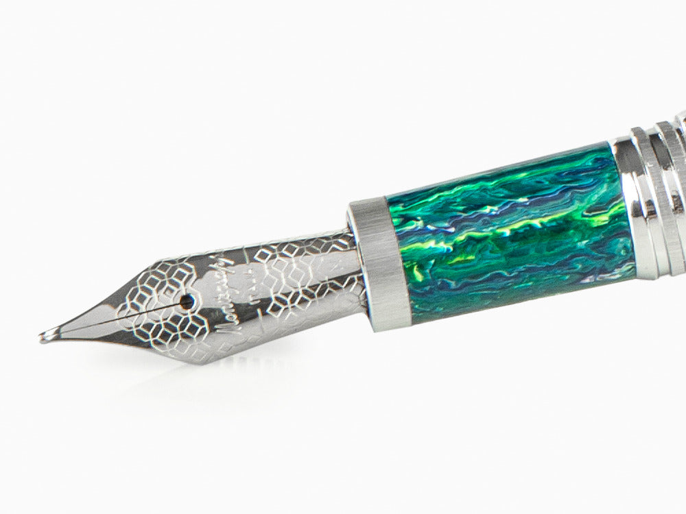 Estilográfica Montegrappa Zero Zodiac Sagitario, Acero, ISZEZ-IP-G10