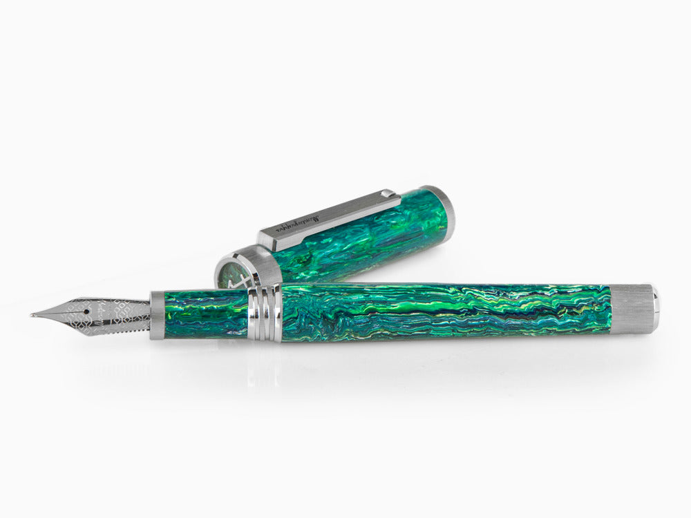 Estilográfica Montegrappa Zero Zodiac Sagitario, Acero, ISZEZ-IP-G10