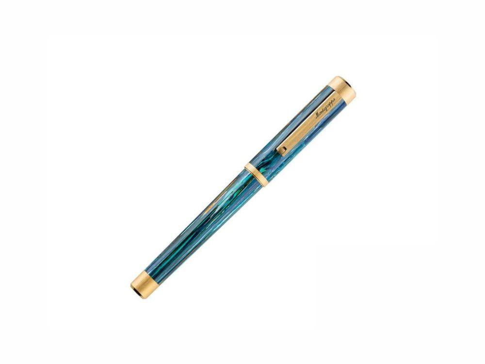 Pluma Estilográfica Montegrappa Zero Zodiac Cancer, Acero, ISZEZ-IY-G9