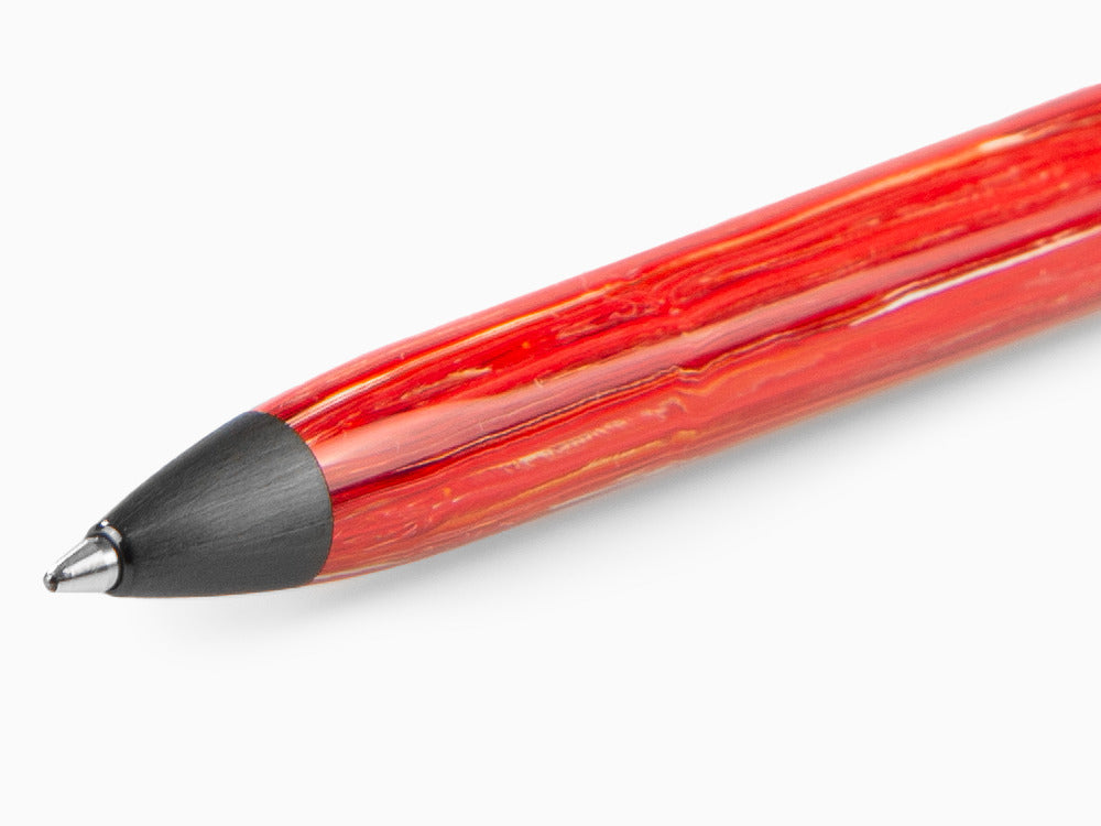 Bolígrafo Montegrappa Zero Zodiac Aries, Rojo, Acero con PVD, ISZEZBIC-R3