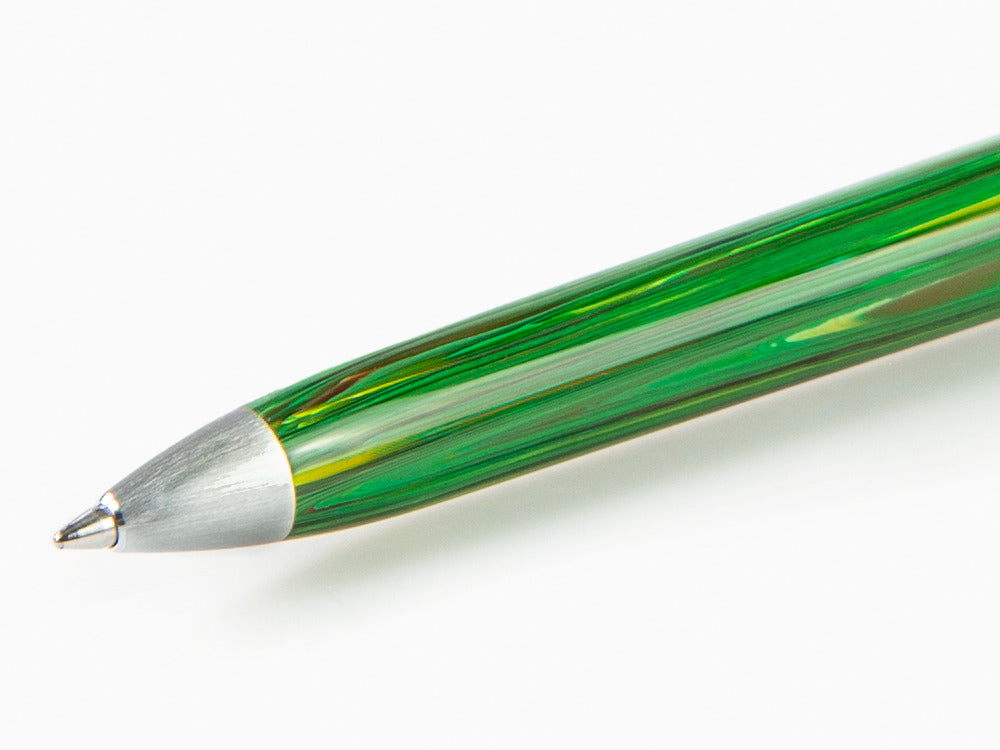 Bolígrafo Montegrappa Zero Zodiac Virgo, Verde, Acero Inoxidable, ISZEZBIP-G8