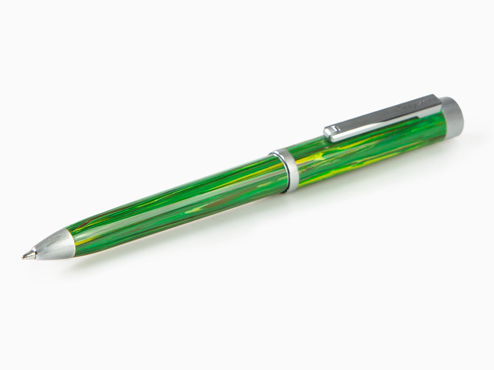 Bolígrafo Montegrappa Zero Zodiac Virgo, Verde, Acero Inoxidable, ISZEZBIP-G8