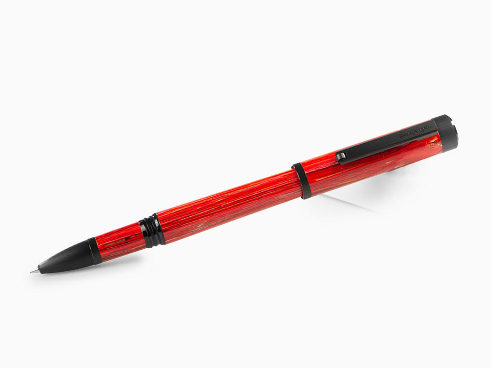 Roller Montegrappa Zero Zodiac Aries, Rojo, Acero con PVD, ISZEZRIC-R3