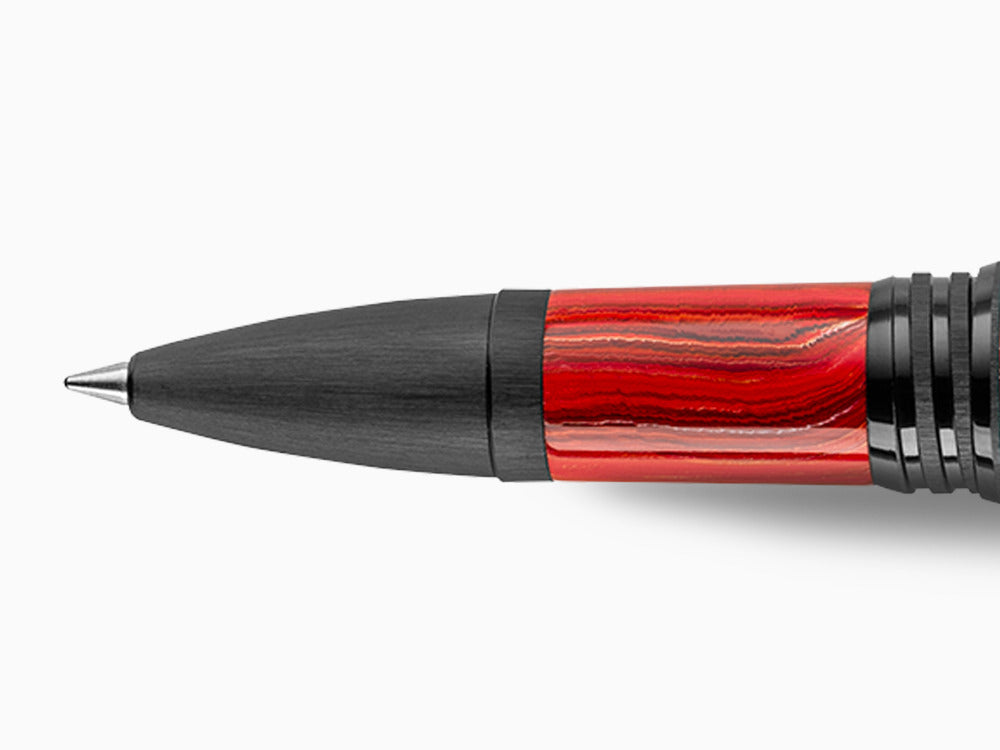 Roller Montegrappa Zero Zodiac Aries, Rojo, Acero con PVD, ISZEZRIC-R3