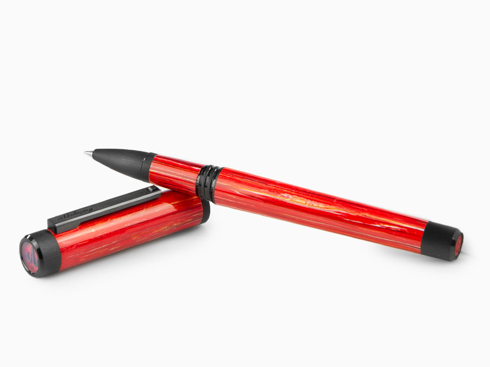 Roller Montegrappa Zero Zodiac Aries, Rojo, Acero con PVD, ISZEZRIC-R3