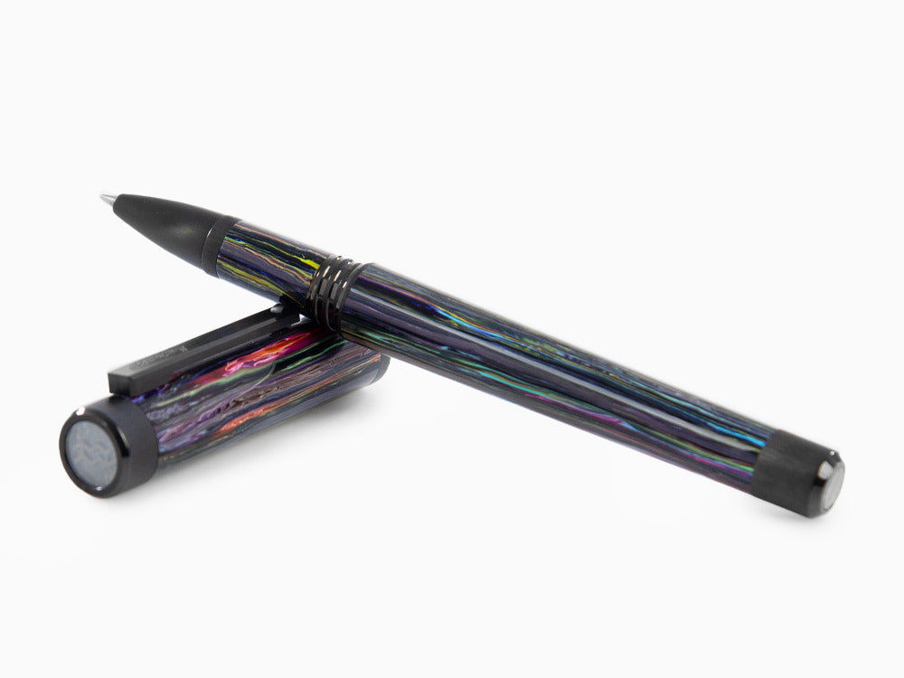 Roller Montegrappa Zero Zodiac Acuario, Montegrappite, Violeta, ISZEZRIC-V1