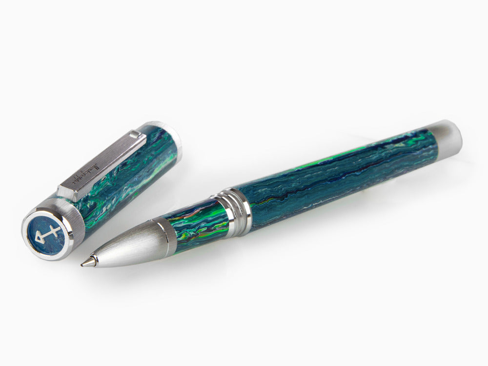 Roller Montegrappa Zero Zodiac Sagitario, Montegrappite, Acero, ISZEZRIP-G10