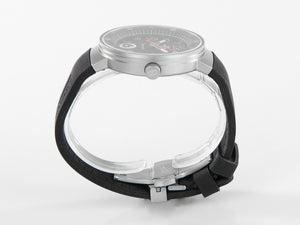 Reloj de Cuarzo Montjuic Standard SS, Acero Inoxidable, Negro, 43 mm, MJ1.0102.S