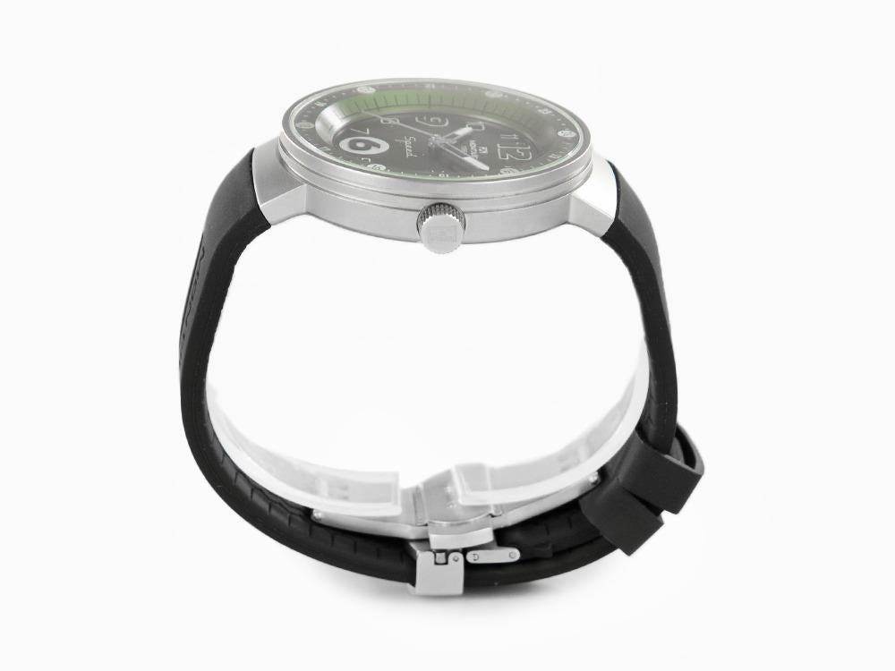 Reloj de Cuarzo Montjuic Elegance, Acero Inoxidable, Verde, 43 mm, MJ1.0305.S