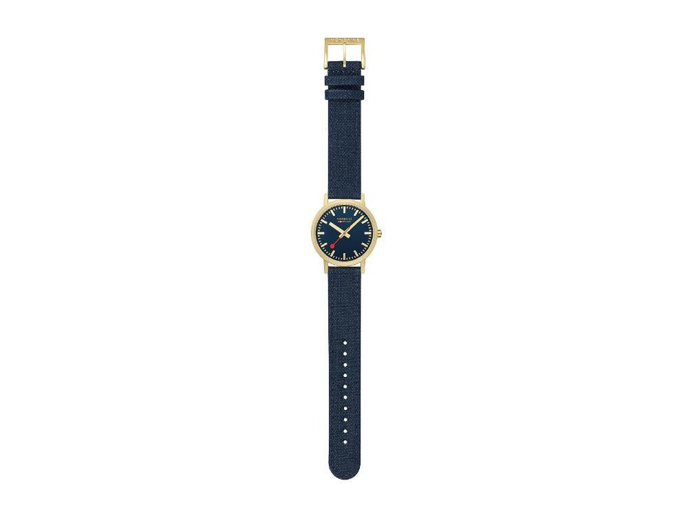 Reloj de Cuarzo Mondaine Classic, Azul, 36 mm, Correa textil, A660.30314.40SBQ