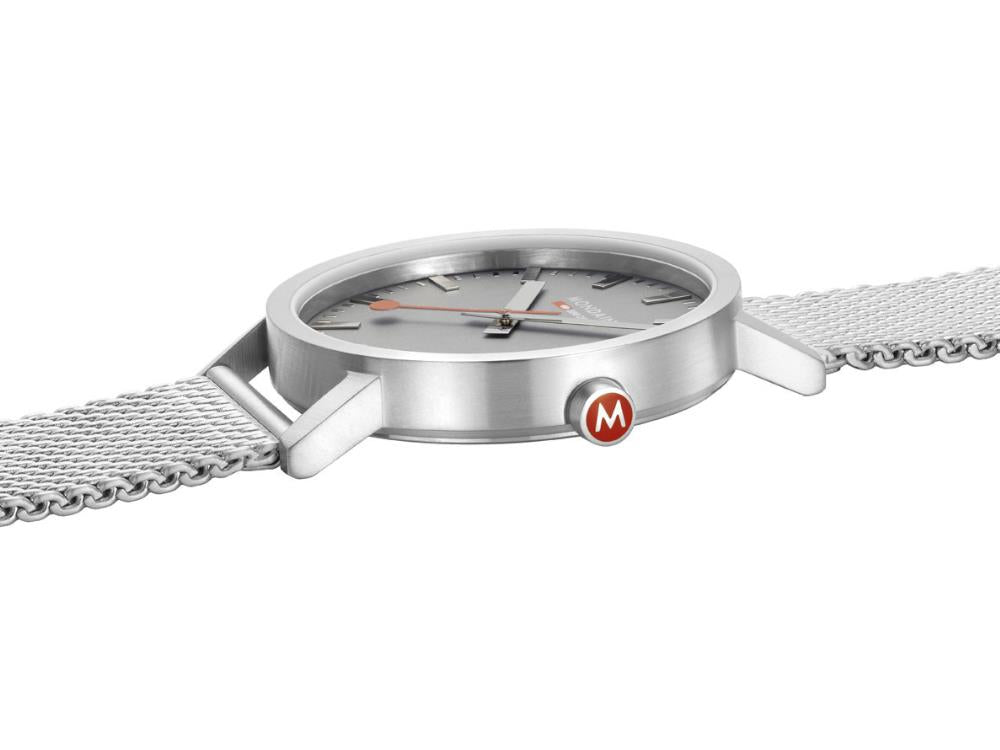 Reloj de Cuarzo Mondaine SBB Classic, Gris, 40 mm, A660.30360.80SBJ