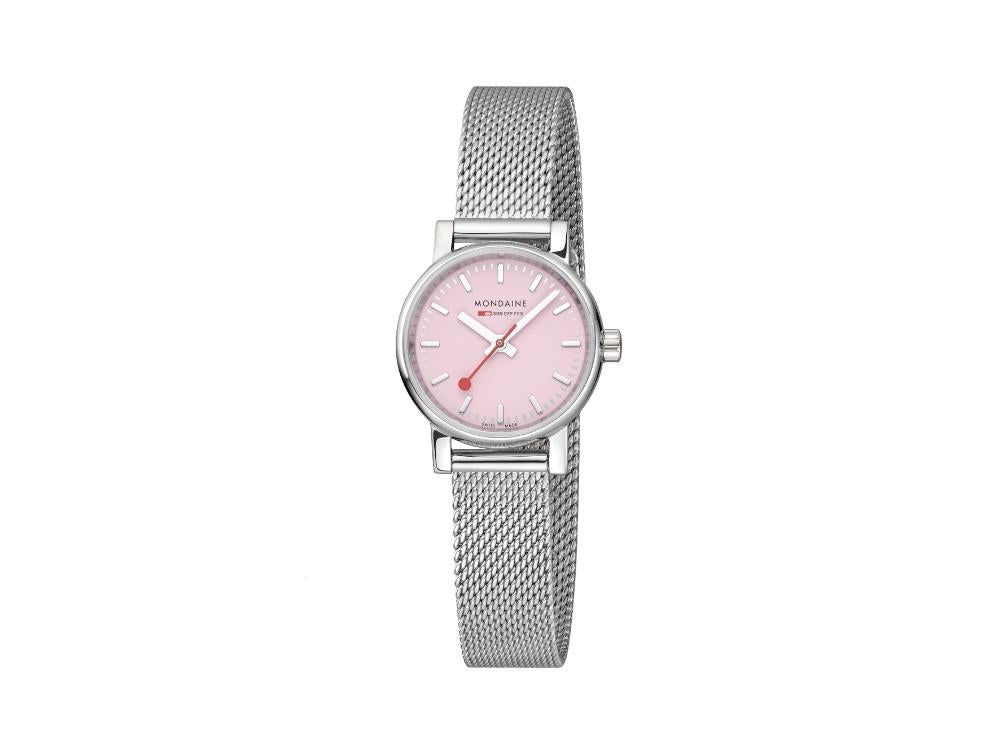 Reloj de Cuarzo Mondaine SBB Evo2 Wild Rose, Rosa, 26 mm, MSE.26130.SM