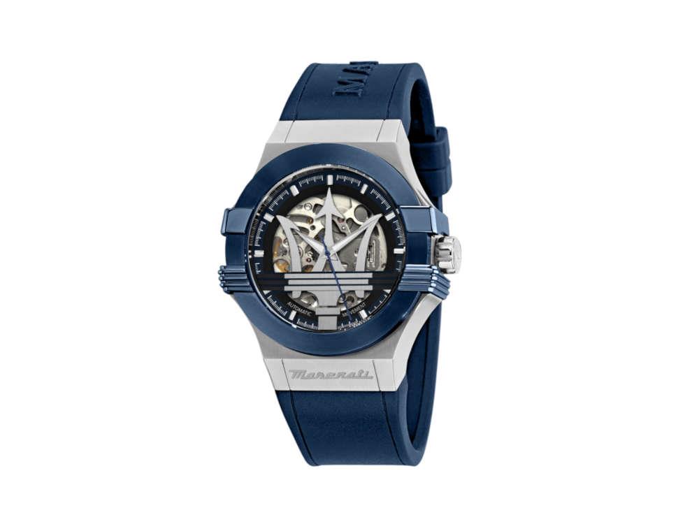 Reloj Automático Maserati Potenza, Azul, 40 mm, Cristal de Zafiro, R8821108050