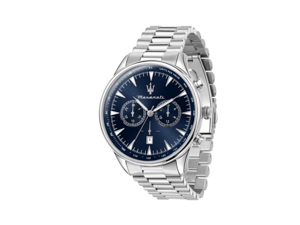 Reloj de Cuarzo Maserati Tradizione, Azul, 45 mm, Cristal mineral, R8873646005