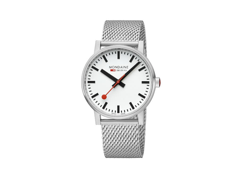 Reloj de Cuarzo Mondaine SBB Evo, Blanco, 43 mm MSE.43110.SJ