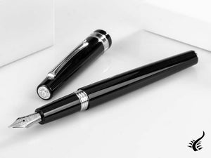 Pluma Estilográfica Montegrappa Armonia, Resina, Negro, ISANR-AC