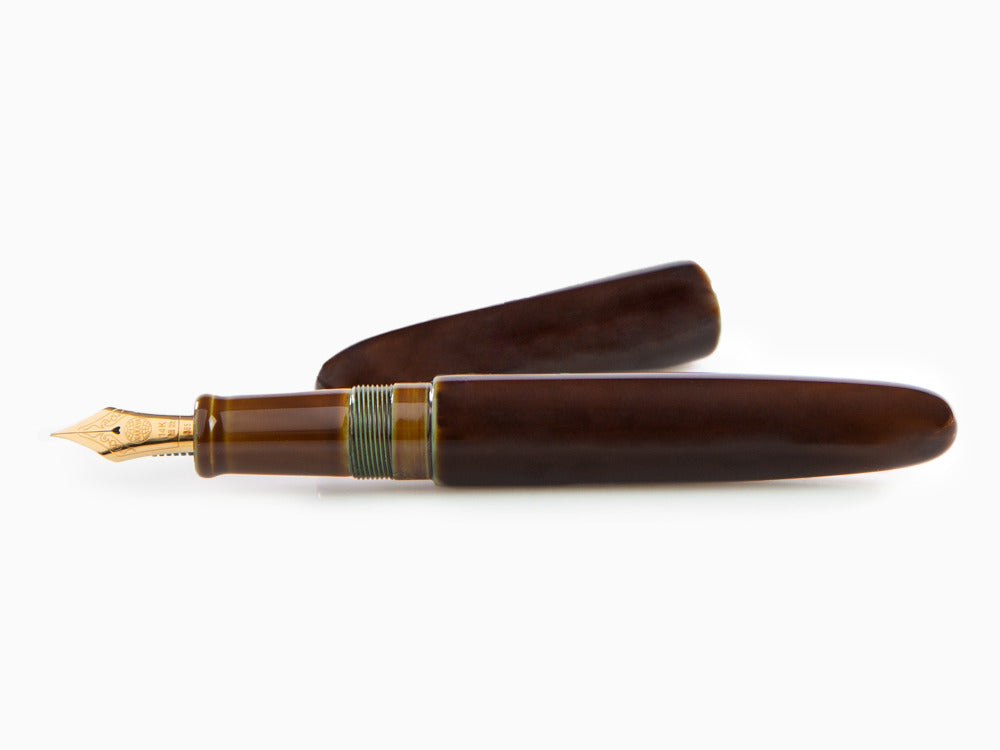 Pluma Estilográfica Nakaya Cigar Portable, Heki-Tamenuri, Urushi, 17mm