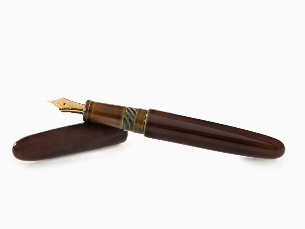 Pluma Estilográfica Nakaya Cigar Portable, Heki-Tamenuri, Urushi, 17mm