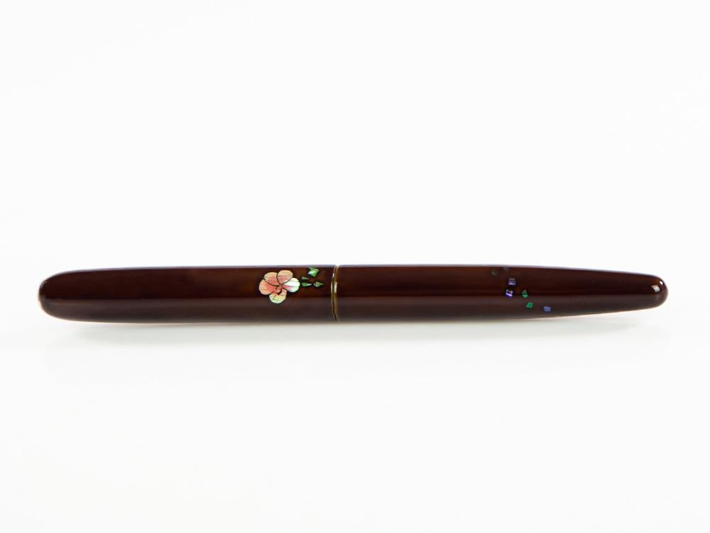 Pluma Estilográfica Nakaya Cigar, Mukuge, Ebonita y laca Urushi