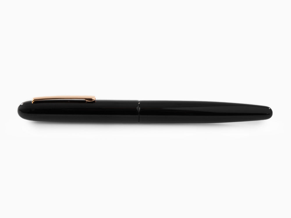 Pluma Nakaya Writer Kuro-Roiro Negro, Long, Oro Rosa, Writer-B-L-RG-RG