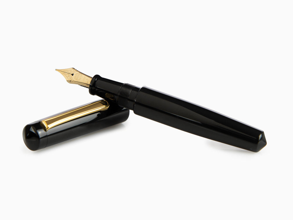 Pluma Estilográfica Nakaya Writer Kuro-Roiro Negro, Piccolo, Oro