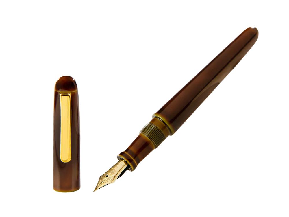 Pluma Estilográfica Nakaya Writer Heki-Tamenuri Portable, Plumín Itálico