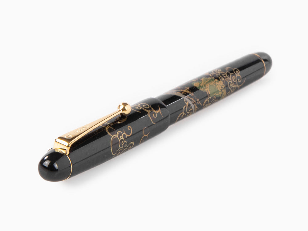 Roller Namiki Tradition Mount Fuji and Dragon, Adornos en oro, BLK-30P-7-FR