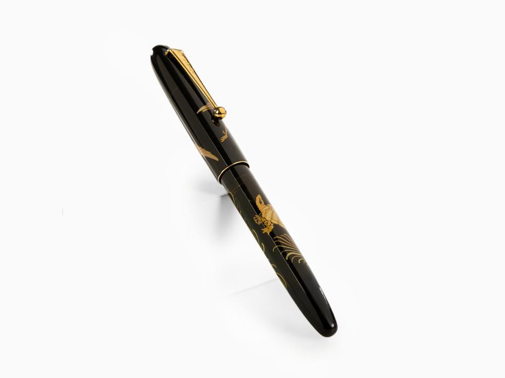 Roller Namiki Tradition Turtle and Crane, Laca, Adornos en oro, BLN-35SM-7-TK