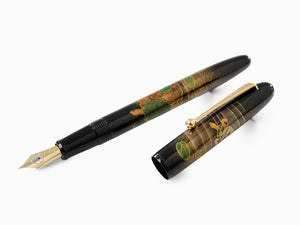 Pluma Estilográfica Namiki Yukari Turtles, Maki-e, Oro, FN-30M-KM