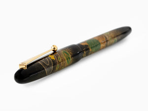 Pluma Estilográfica Namiki Yukari Turtles, Maki-e, Oro, FN-30M-KM