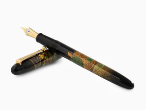 Pluma Estilográfica Namiki Yukari Turtles, Maki-e, Oro, FN-30M-KM