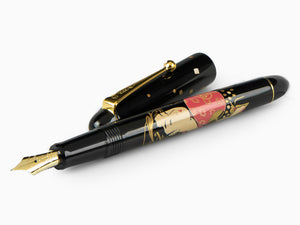 Estilográfica Namiki Nippon Art 3 Beauties Ohisa Takashima, Maki-e, Oro