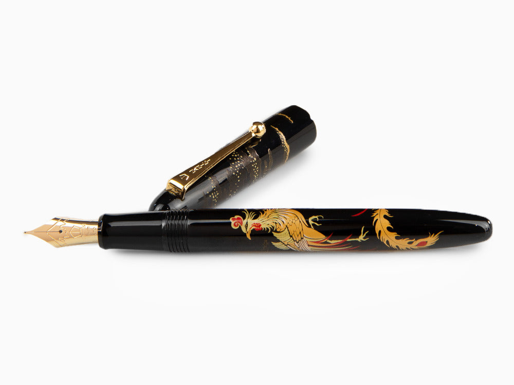 Pluma Estilográfica Namiki Nippon Art Chinese Phoenix, Maki-e, FN-5M-HZ