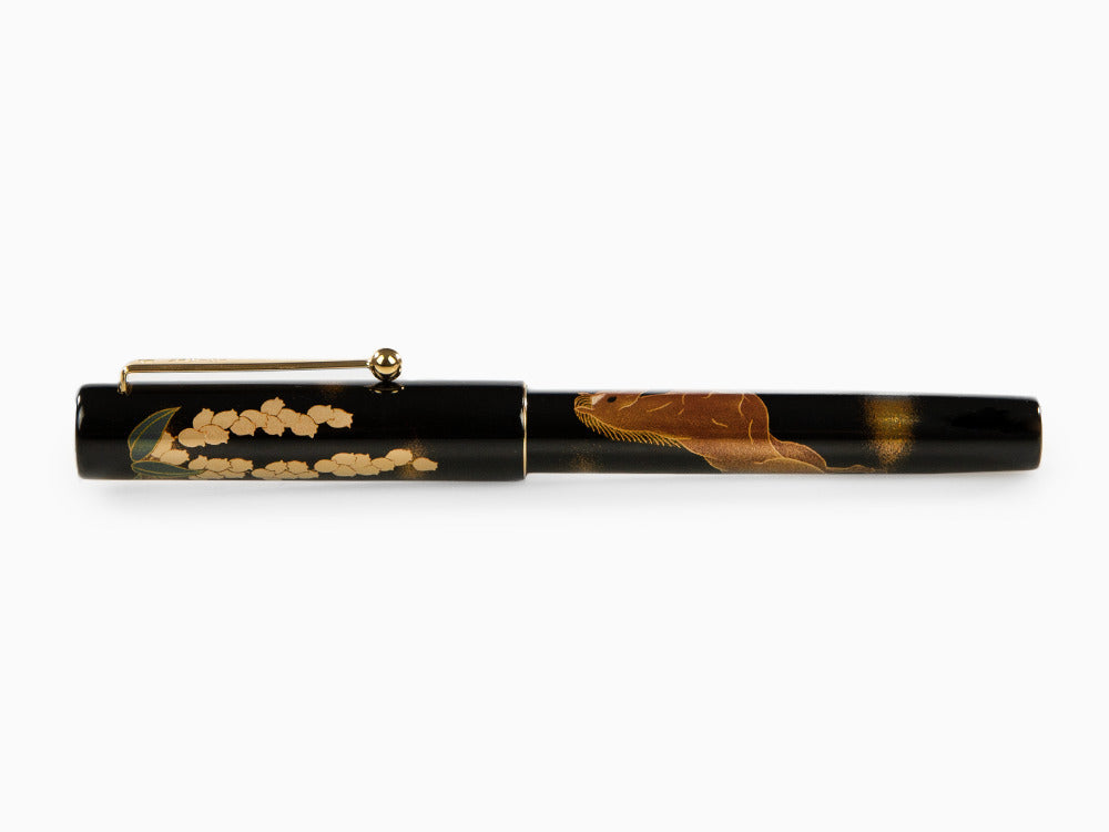 Pluma Estilográfica Namiki Yukari Zodiac Horse, Laca Urushi, FNV-20M-MA