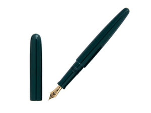 Pluma Estilográfica Nakaya Cigar Long Midori, Ebonita Laca Urushi