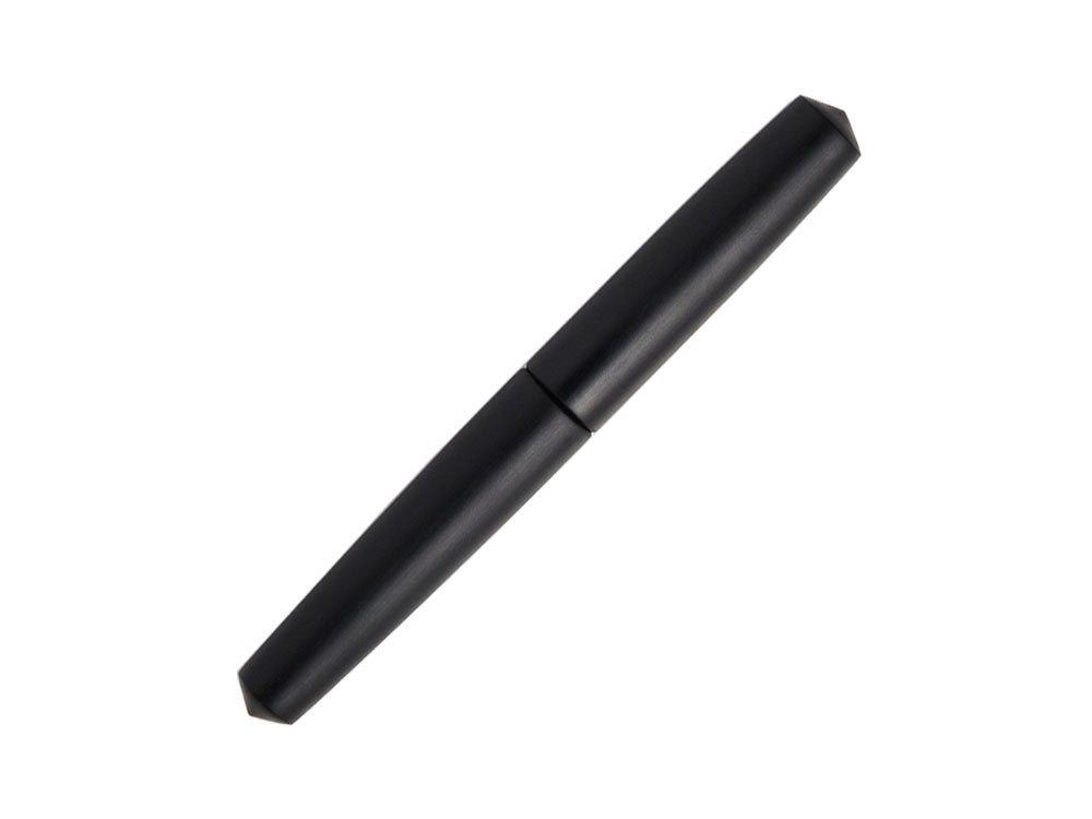 Pluma Estilográfica Nakaya Cigar Piccolo Hairline, Negro, Ebonita