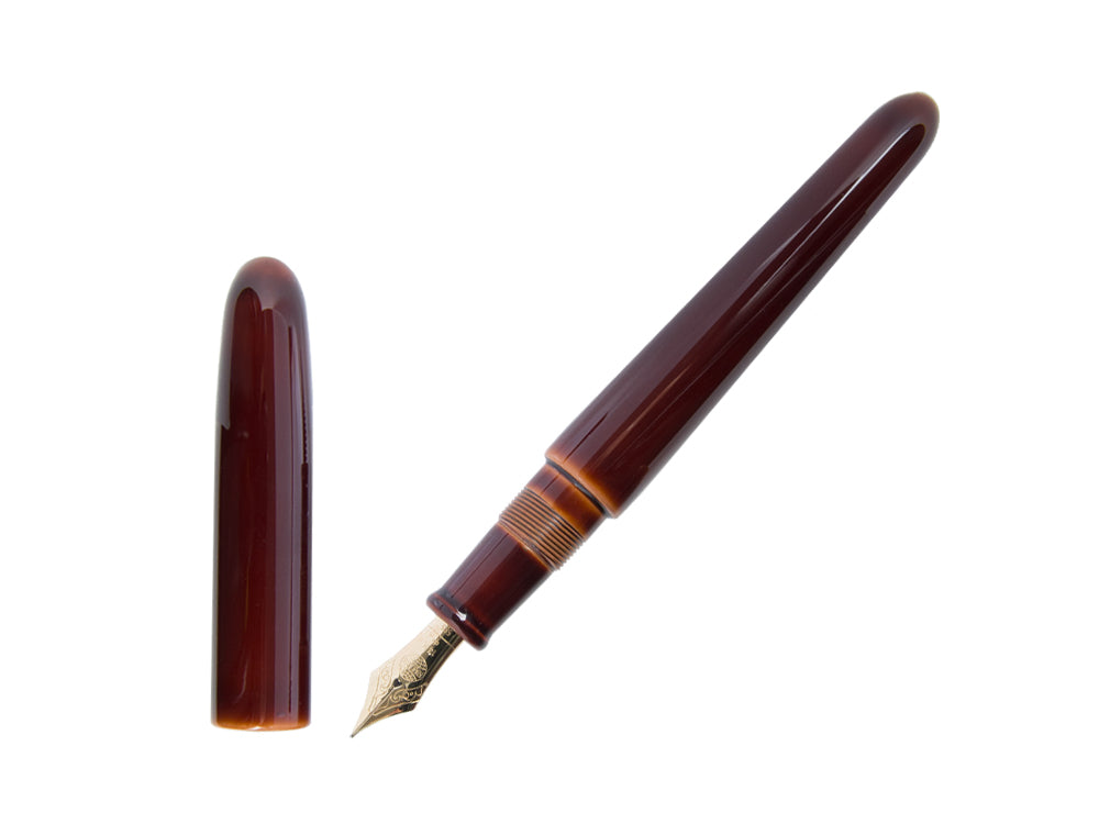 Pluma Estilográfica Nakaya Cigar Portable Toki-Tamenuri, Ebonita