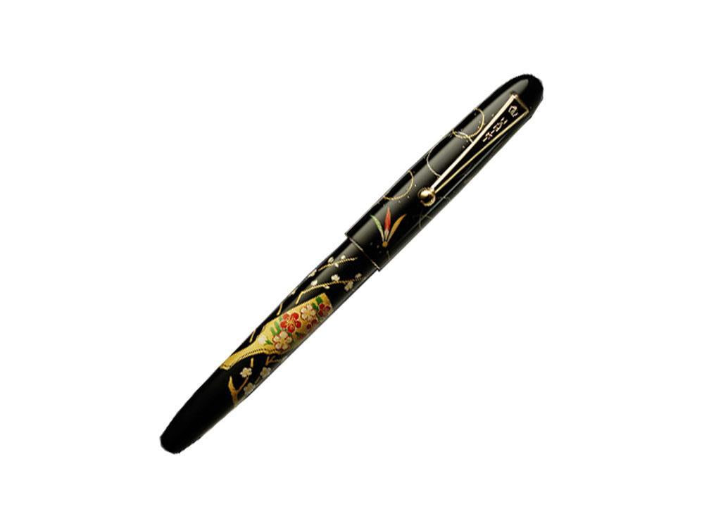 Pluma Estilográfica Namiki Nippon Art Toy-Hagoita, Oro, FN-5M-HAG