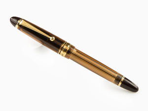 Pluma Estilográfica Pilot Custom 823 Ambar, Resina, Adornos oro, 60556