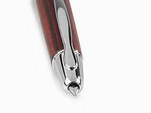 Pluma Estilográfica Pilot Capless Wooden, Abedul, Rojo, FC-2500RR-R