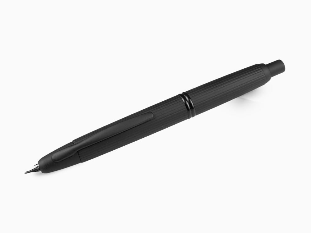 Pluma Estilográfica Pilot Capless Stripe Black Matte, FC-2700RB-BM