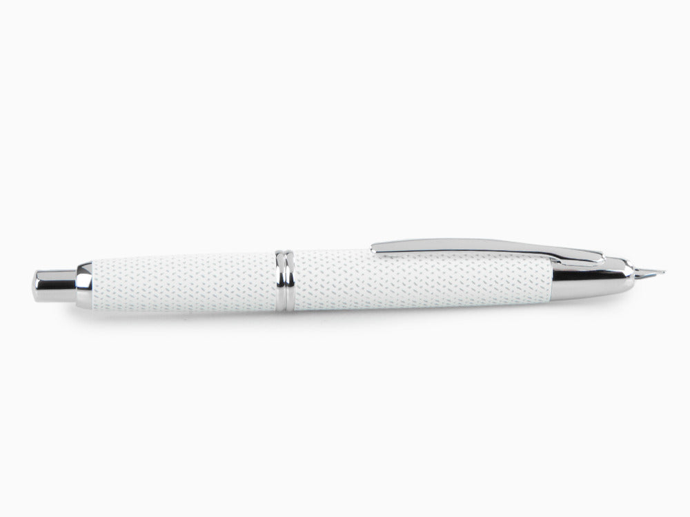 Estilográfica Pilot Capless Carbonesque, Blanco, FK-1500-GRAF-WHITE