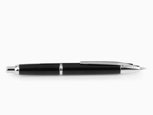 Pluma Estilográfica Pilot Capless Decimo, Laca, Negro, FK-1500D-RH-BLACK