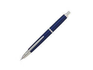 Estilográfica Pilot Capless Decimo, Cromo, Azul, FK-1500D-RH-BLUE