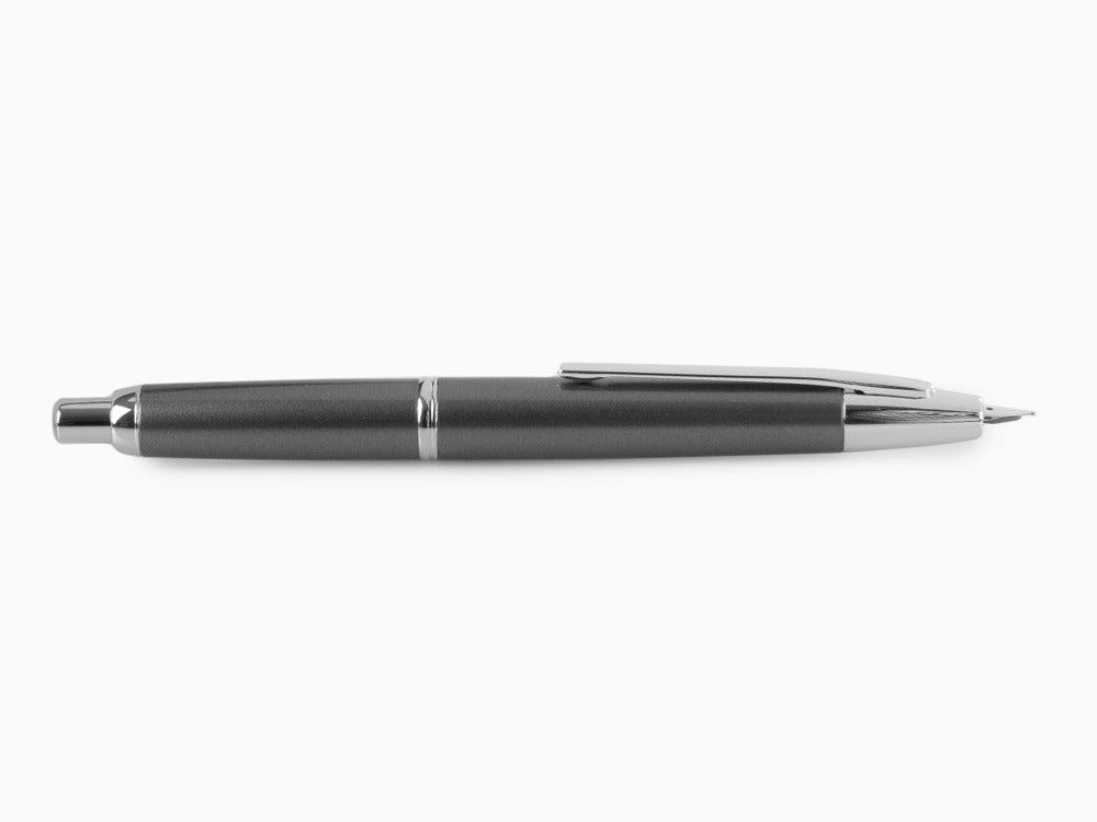 Pluma Estilográfica Pilot Capless Decimo, Laca, Gris, FK-1500D-RH-GREY