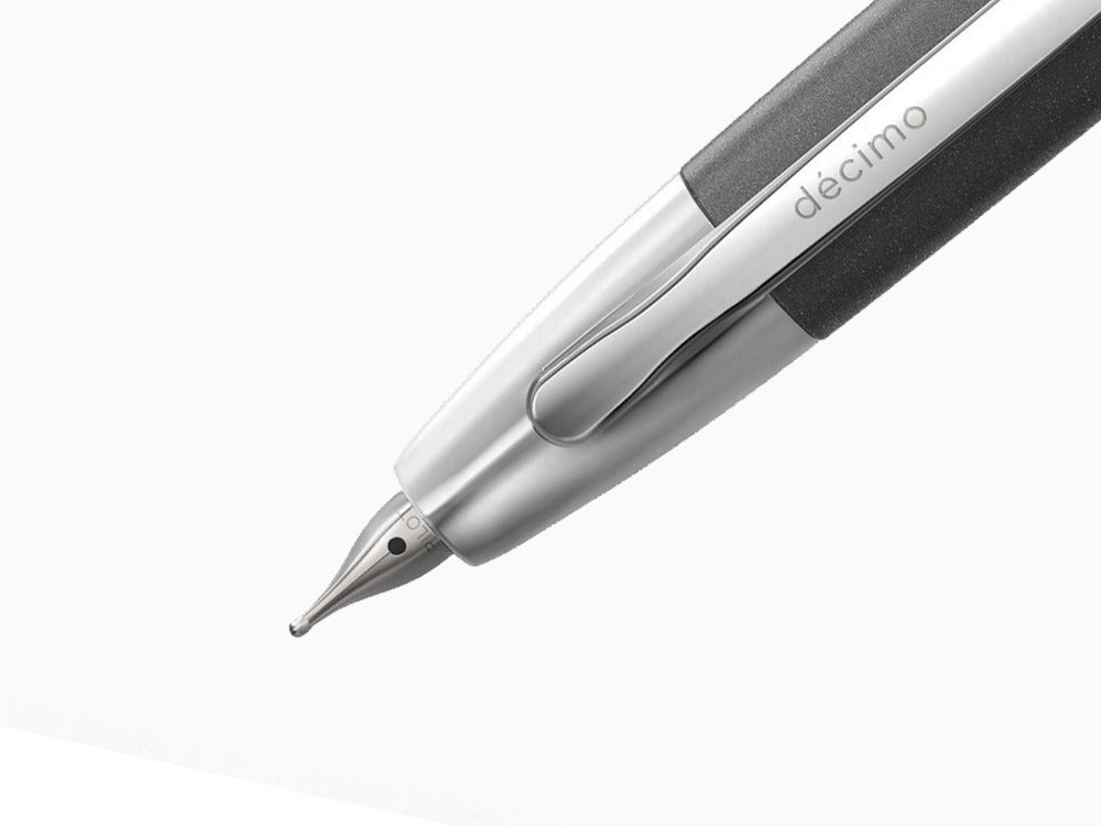 Pluma Estilográfica Pilot Capless Decimo, Laca, Gris, FK-1500D-RH-GREY