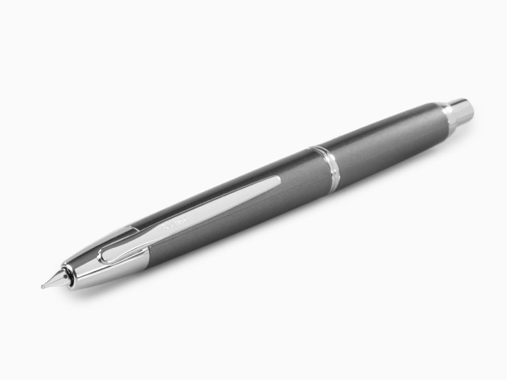 Pluma Estilográfica Pilot Capless Decimo, Laca, Gris, FK-1500D-RH-GREY